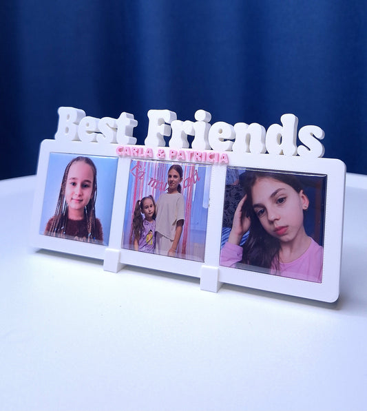 Rama foto personalizată Best Friends, cadoul perfect pentru prietenia voastră