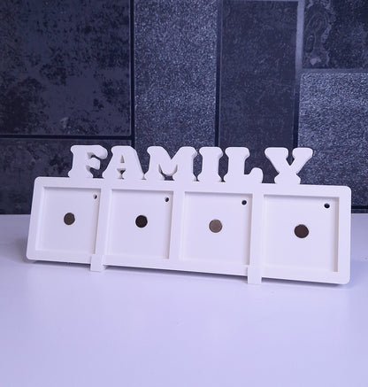 Ramă FAMILY cu 4 Fotomagneți Personalizați