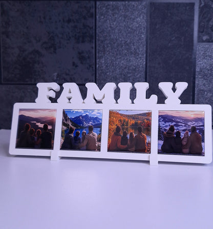 Ramă FAMILY cu 4 Fotomagneți Personalizați