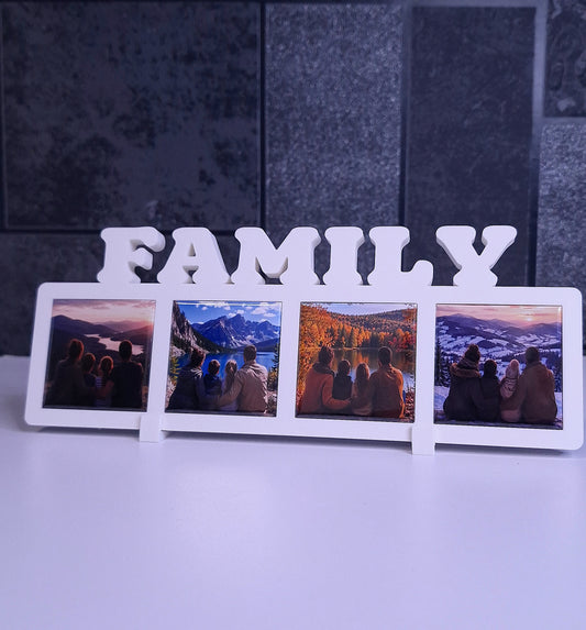 Ramă FAMILY cu 4 Fotomagneți Personalizați